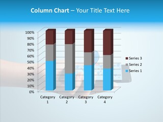 A Person Holding A Cell Phone With A Shopping Cart On It PowerPoint Template