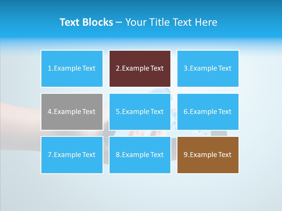 A Person Holding A Cell Phone With A Shopping Cart On It PowerPoint Template