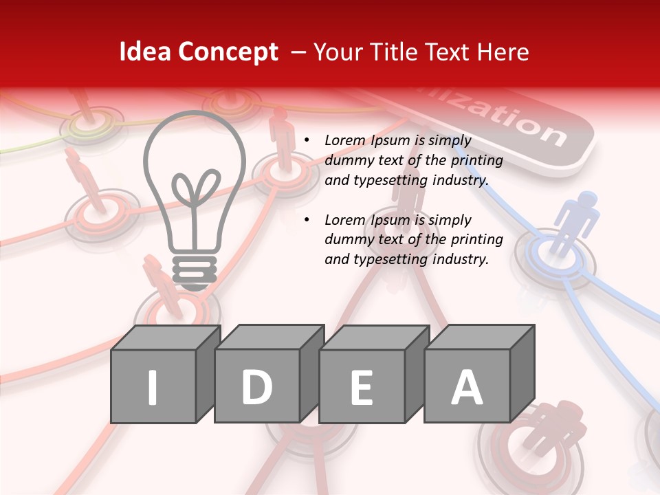 Strategy Organization Maps PowerPoint Template