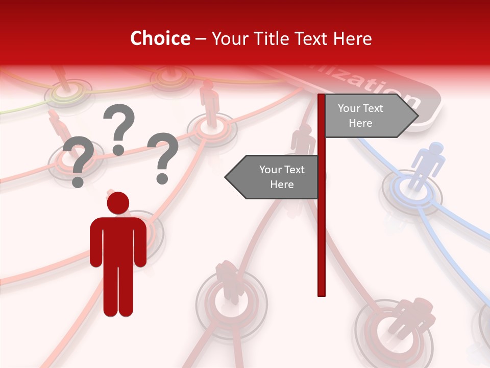 Strategy Organization Maps PowerPoint Template