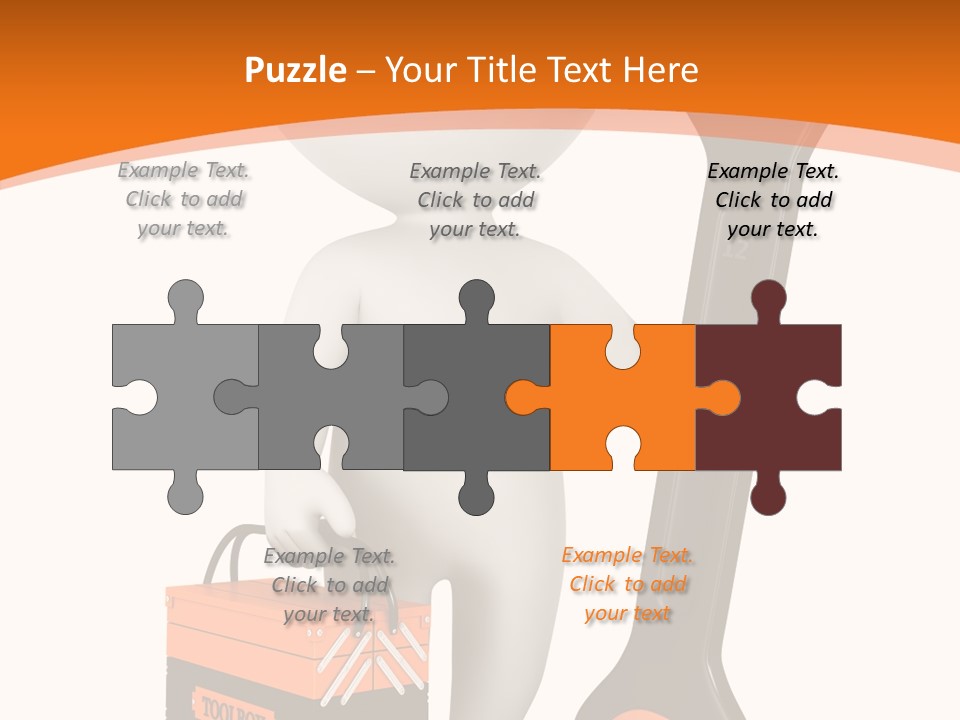 A Person Holding A Wrench And Tool Powerpoint Presentation PowerPoint Template