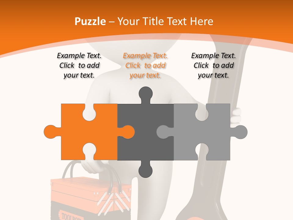 A Person Holding A Wrench And Tool Powerpoint Presentation PowerPoint Template