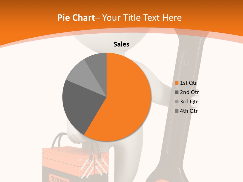 A Person Holding A Wrench And Tool Powerpoint Presentation PowerPoint Template