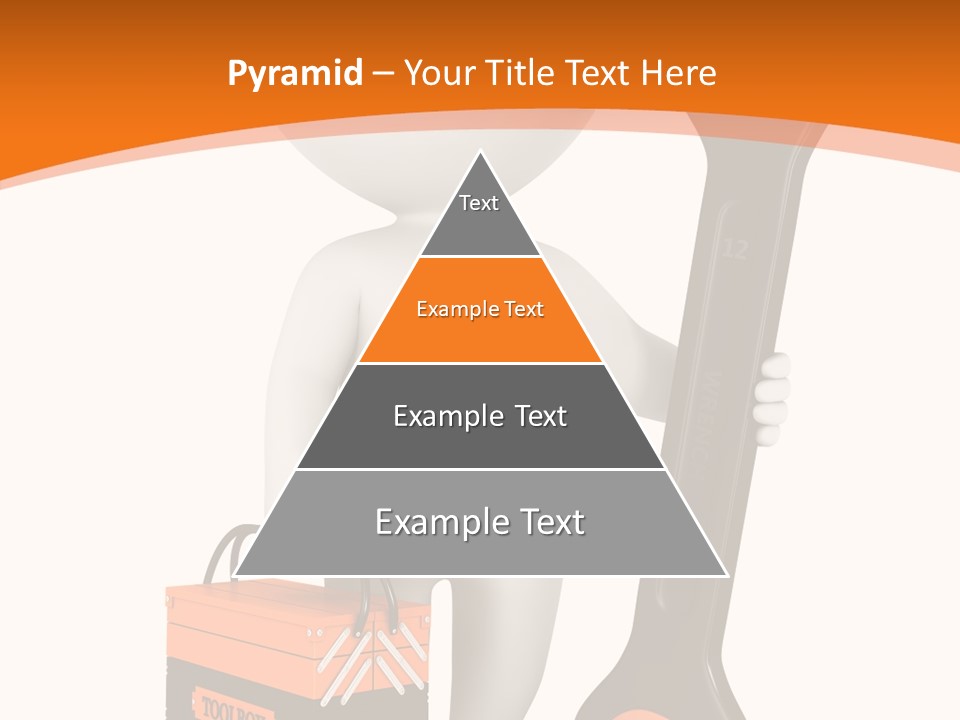 A Person Holding A Wrench And Tool Powerpoint Presentation PowerPoint Template
