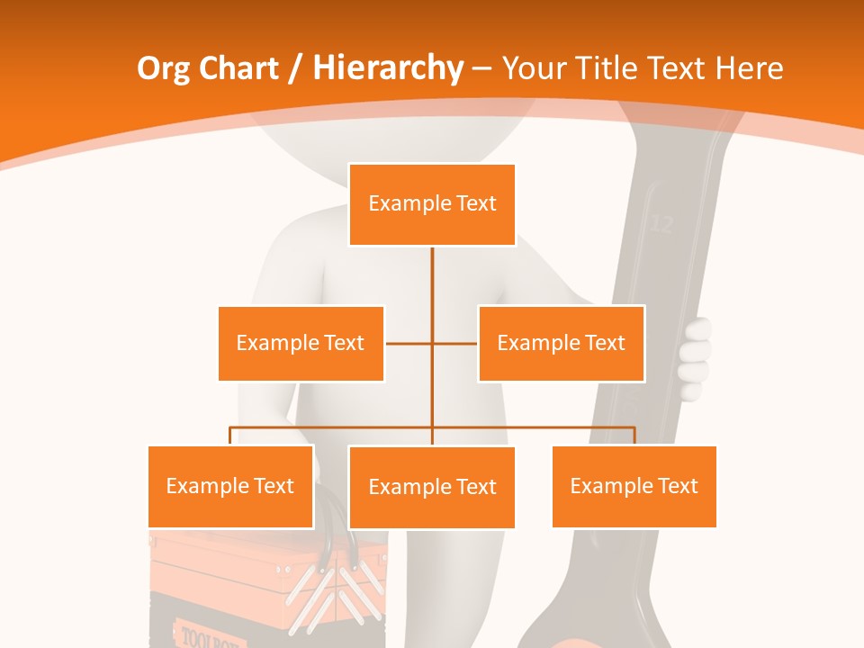 A Person Holding A Wrench And Tool Powerpoint Presentation PowerPoint Template