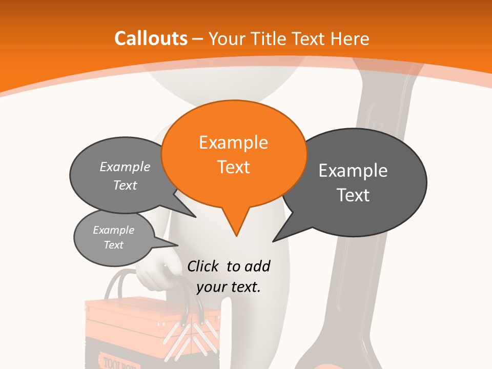 A Person Holding A Wrench And Tool Powerpoint Presentation PowerPoint Template