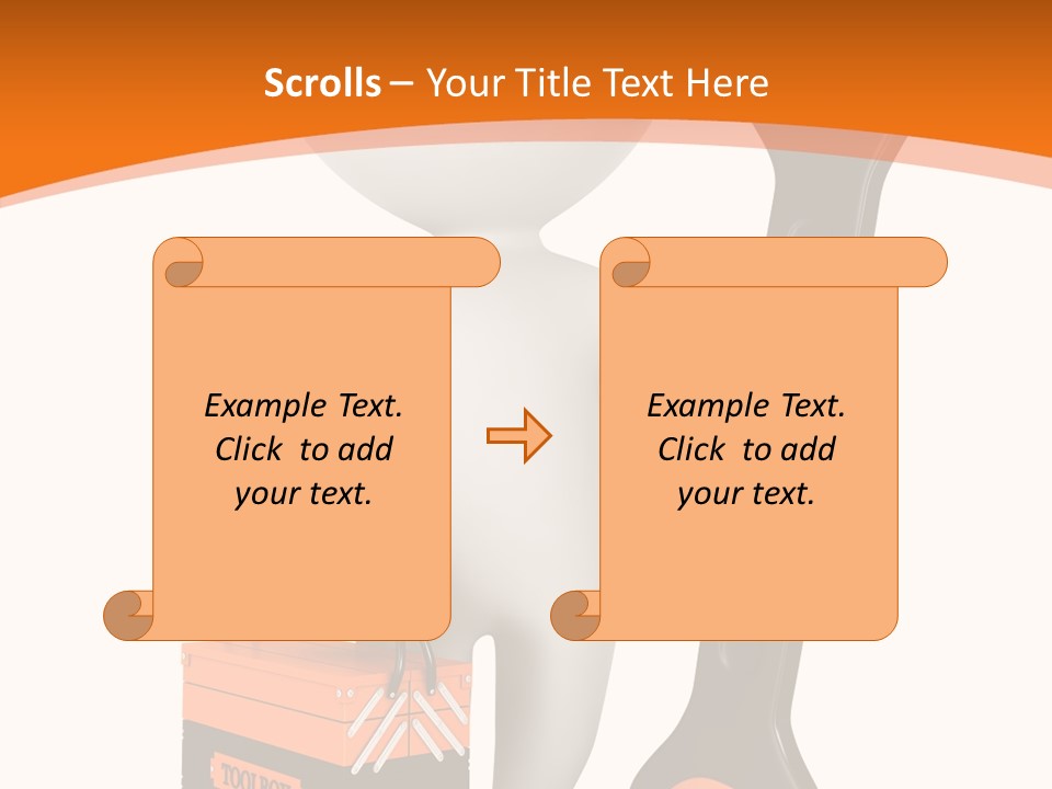 A Person Holding A Wrench And Tool Powerpoint Presentation PowerPoint Template