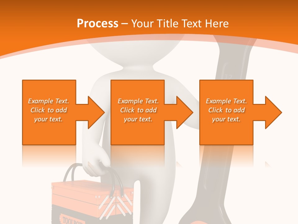 A Person Holding A Wrench And Tool Powerpoint Presentation PowerPoint Template