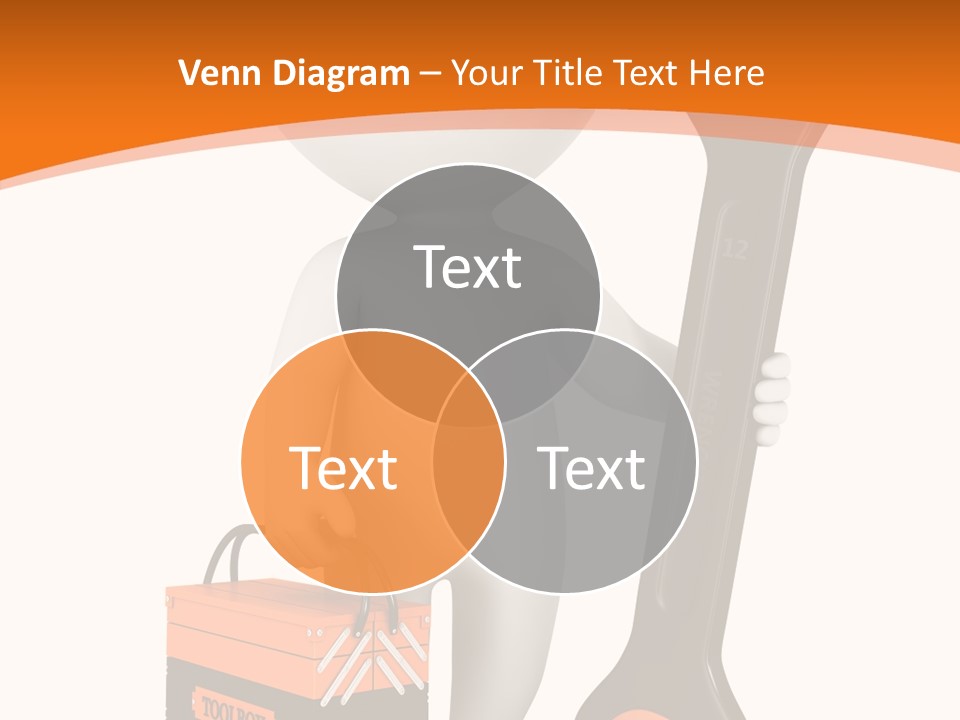 A Person Holding A Wrench And Tool Powerpoint Presentation PowerPoint Template
