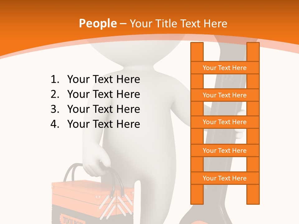 A Person Holding A Wrench And Tool Powerpoint Presentation PowerPoint Template
