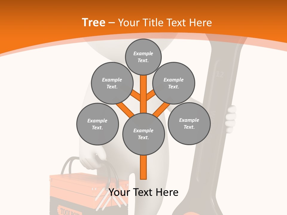 A Person Holding A Wrench And Tool Powerpoint Presentation PowerPoint Template