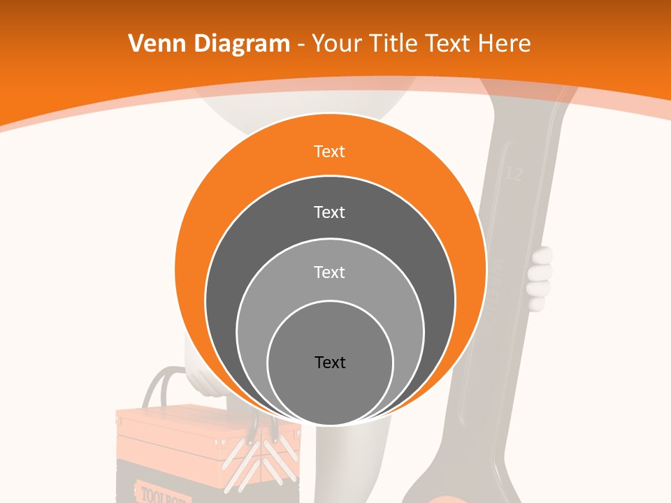 A Person Holding A Wrench And Tool Powerpoint Presentation PowerPoint Template
