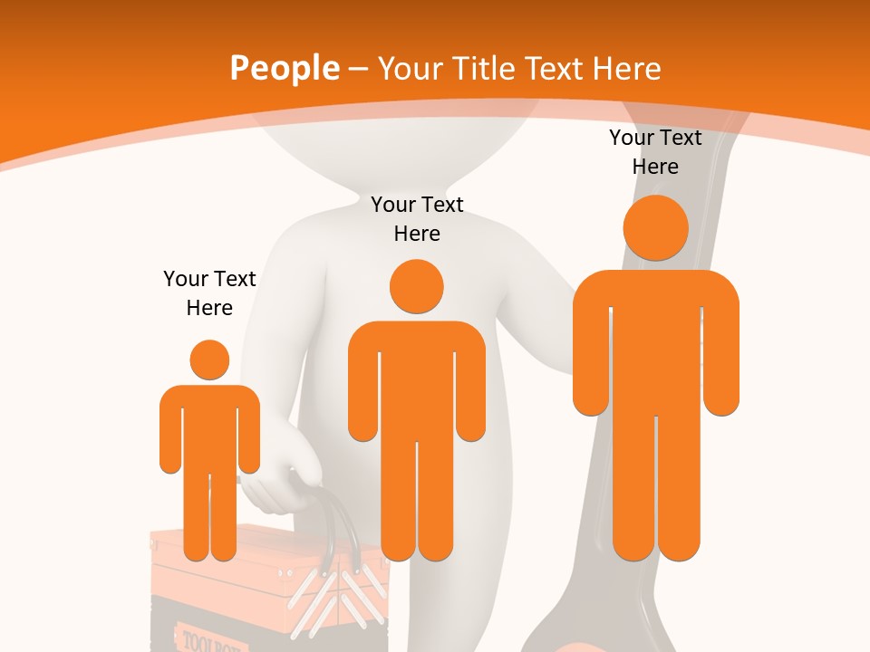 A Person Holding A Wrench And Tool Powerpoint Presentation PowerPoint Template
