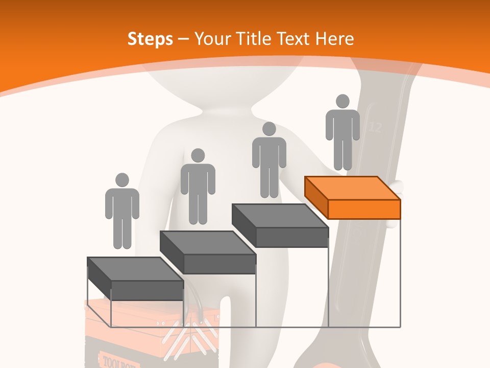 A Person Holding A Wrench And Tool Powerpoint Presentation PowerPoint Template