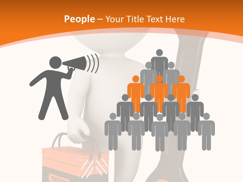 A Person Holding A Wrench And Tool Powerpoint Presentation PowerPoint Template