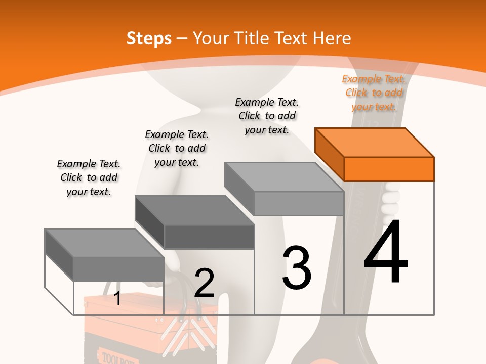 A Person Holding A Wrench And Tool Powerpoint Presentation PowerPoint Template