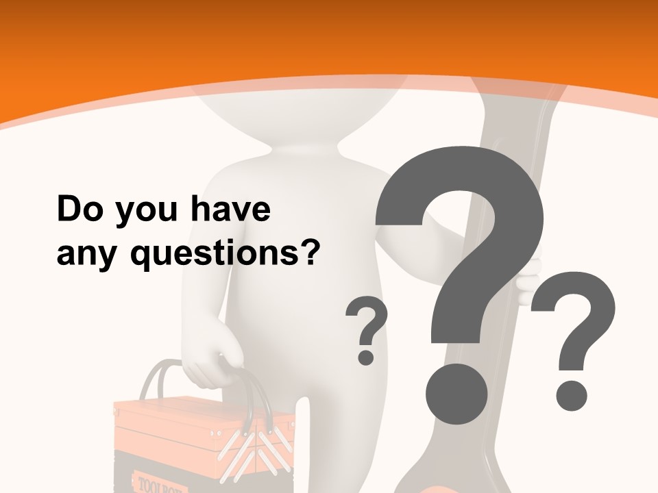 A Person Holding A Wrench And Tool Powerpoint Presentation PowerPoint Template