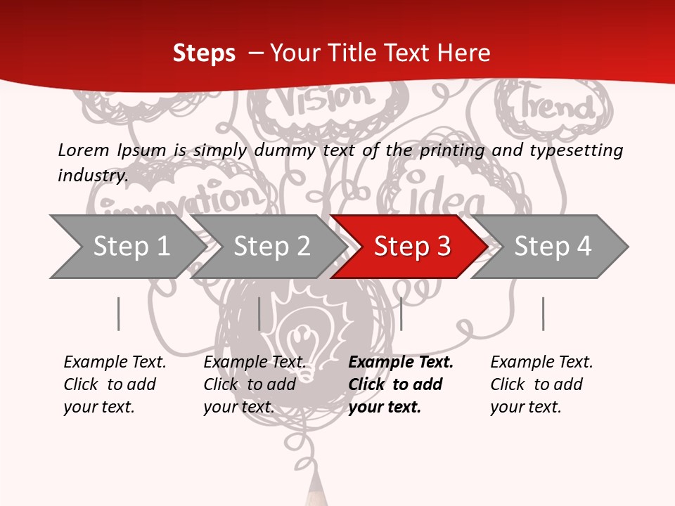 A Pencil With A Bunch Of Speech Bubbles On It PowerPoint Template