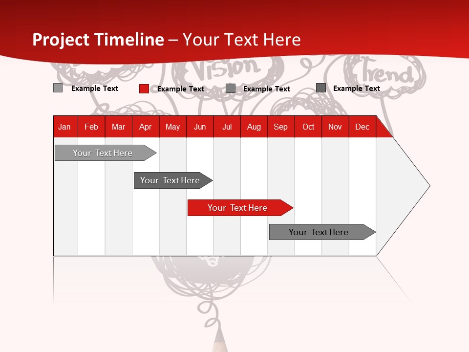 A Pencil With A Bunch Of Speech Bubbles On It PowerPoint Template
