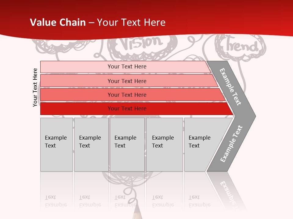 A Pencil With A Bunch Of Speech Bubbles On It PowerPoint Template