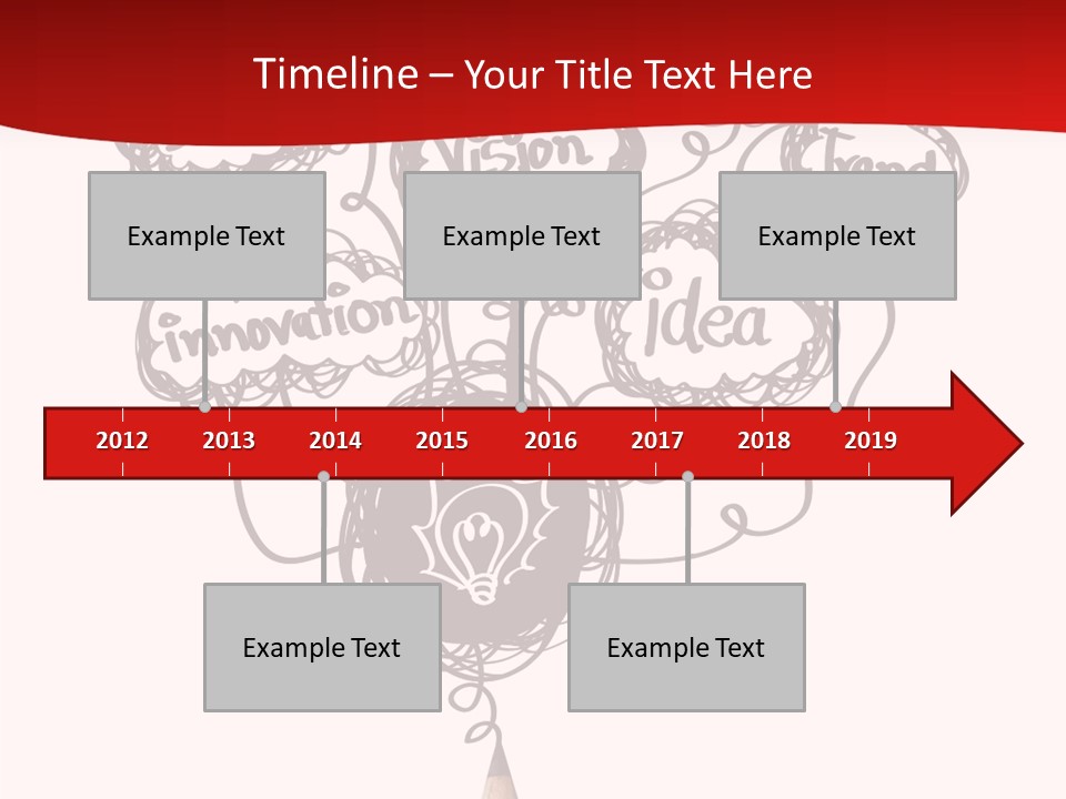 A Pencil With A Bunch Of Speech Bubbles On It PowerPoint Template