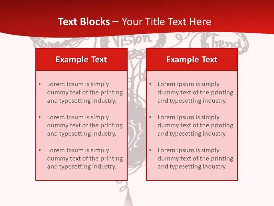 A Pencil With A Bunch Of Speech Bubbles On It PowerPoint Template