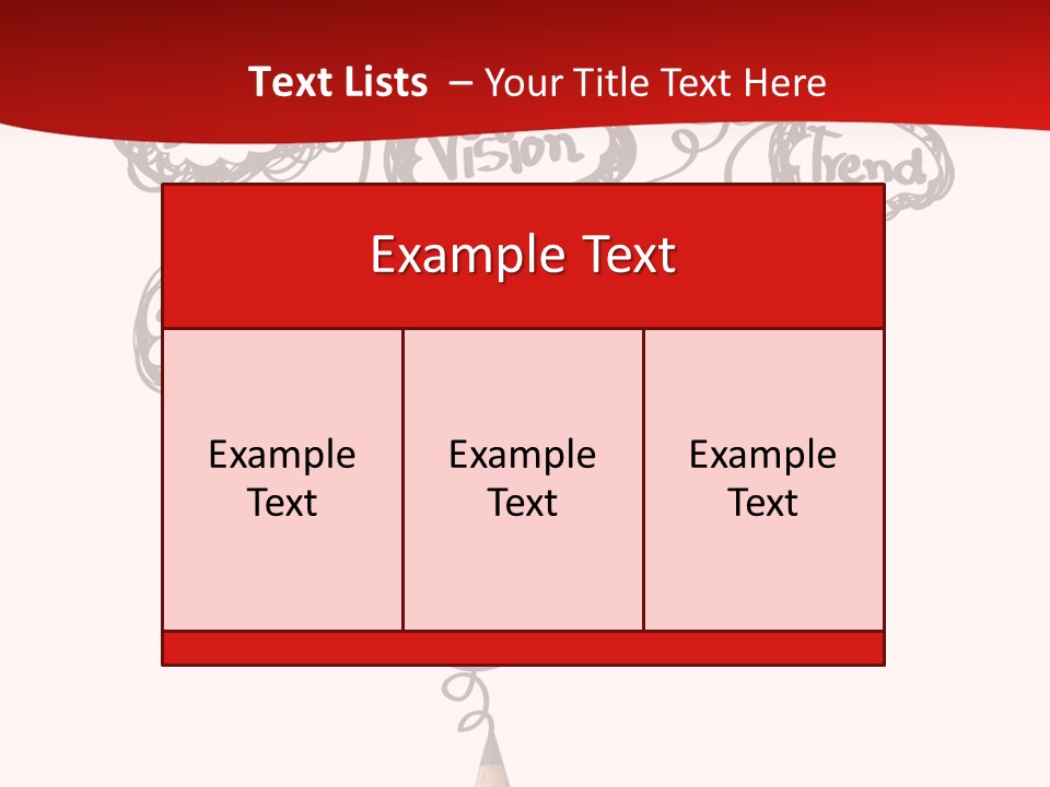 A Pencil With A Bunch Of Speech Bubbles On It PowerPoint Template