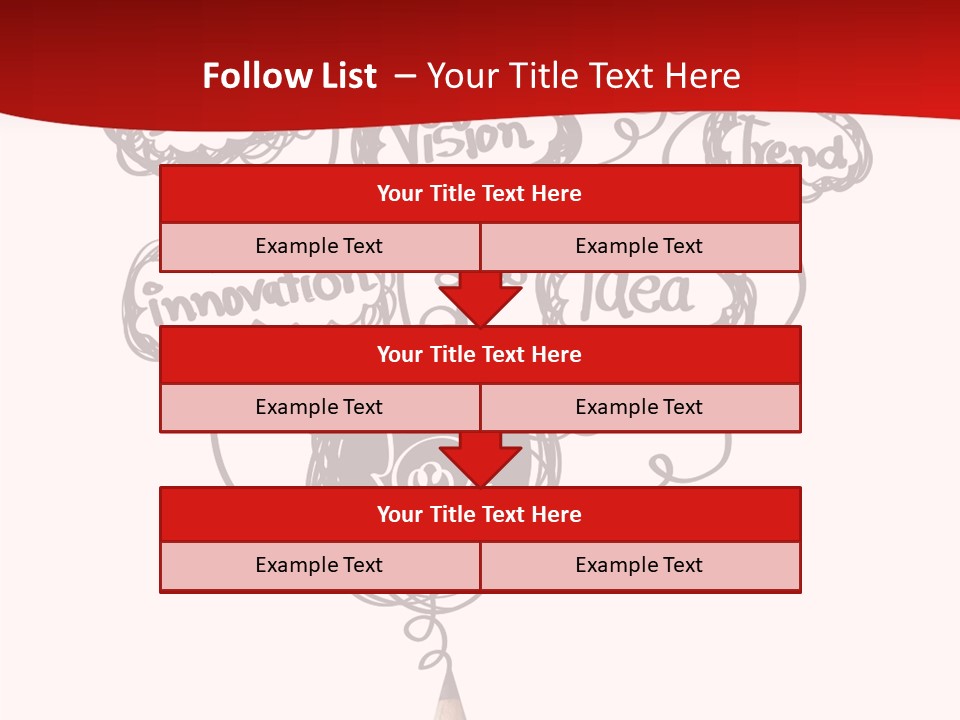 A Pencil With A Bunch Of Speech Bubbles On It PowerPoint Template
