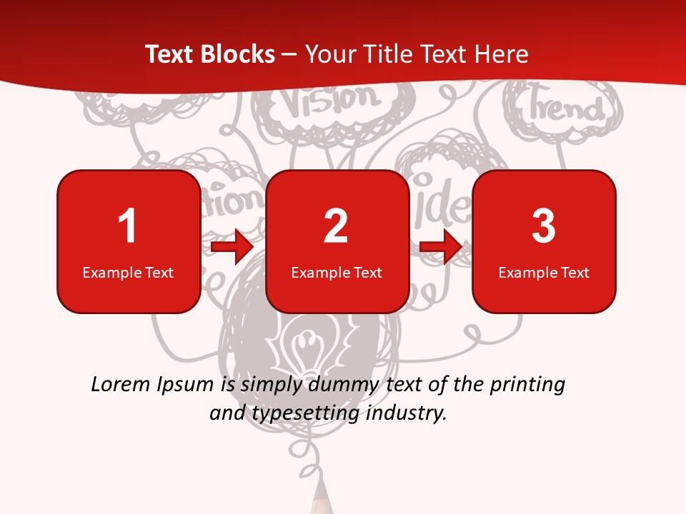 A Pencil With A Bunch Of Speech Bubbles On It PowerPoint Template