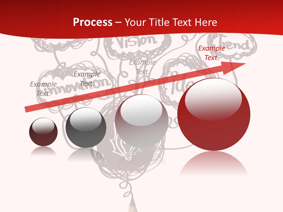 A Pencil With A Bunch Of Speech Bubbles On It PowerPoint Template