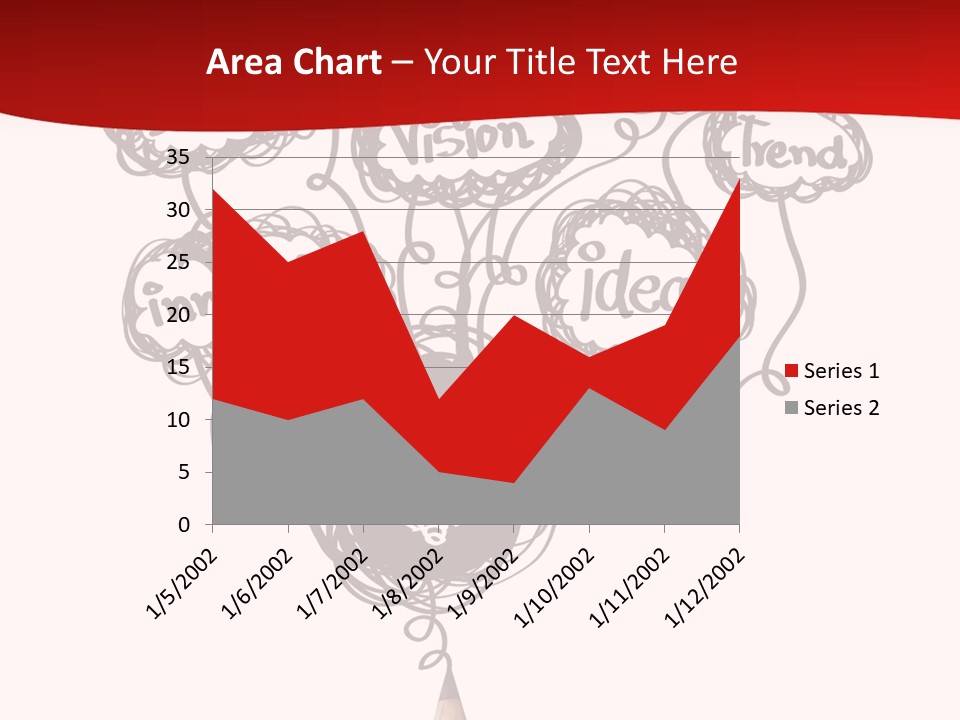 A Pencil With A Bunch Of Speech Bubbles On It PowerPoint Template