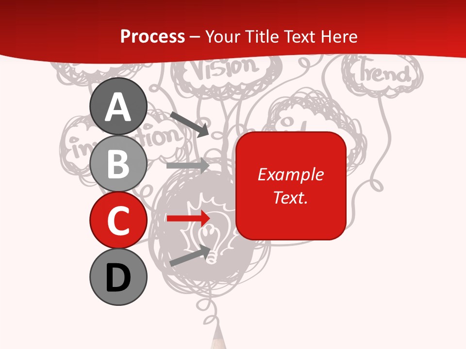 A Pencil With A Bunch Of Speech Bubbles On It PowerPoint Template