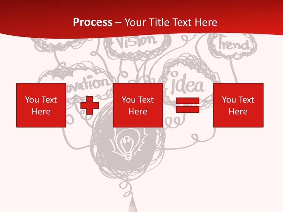 A Pencil With A Bunch Of Speech Bubbles On It PowerPoint Template
