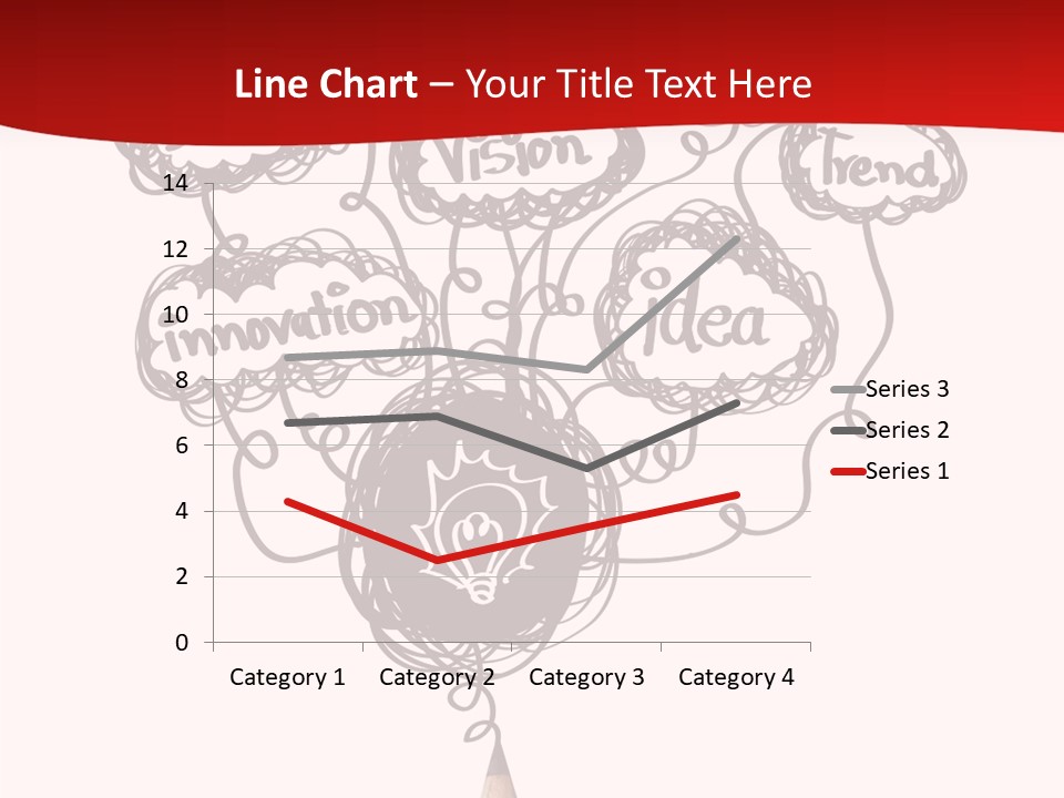 A Pencil With A Bunch Of Speech Bubbles On It PowerPoint Template