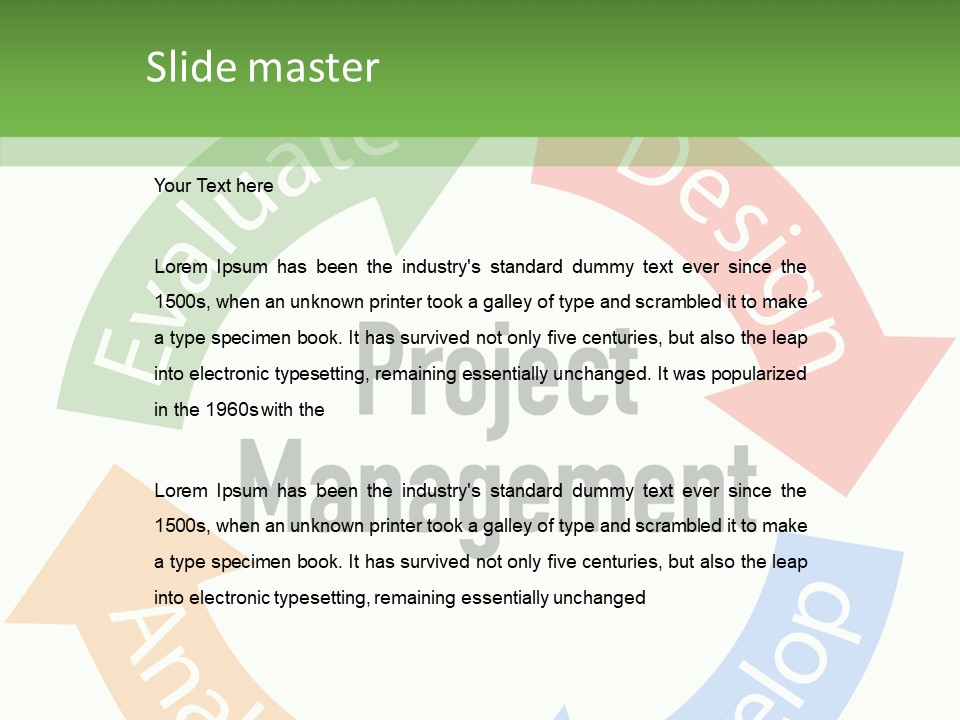 Isolated Design Concept PowerPoint Template