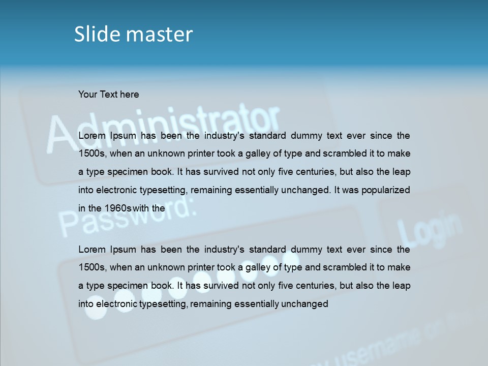 User Entry Piracy PowerPoint Template