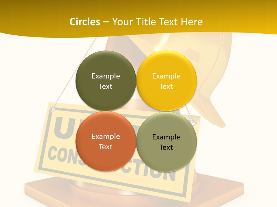 Warning Site Plank PowerPoint Template