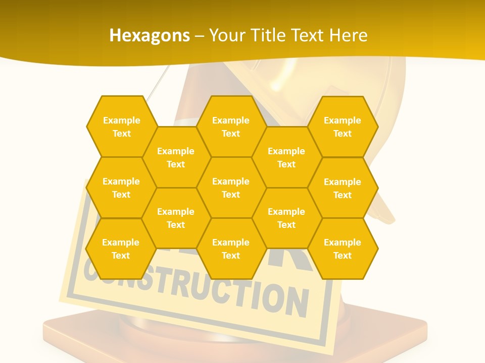 Warning Site Plank PowerPoint Template