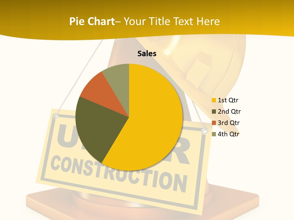 Warning Site Plank PowerPoint Template