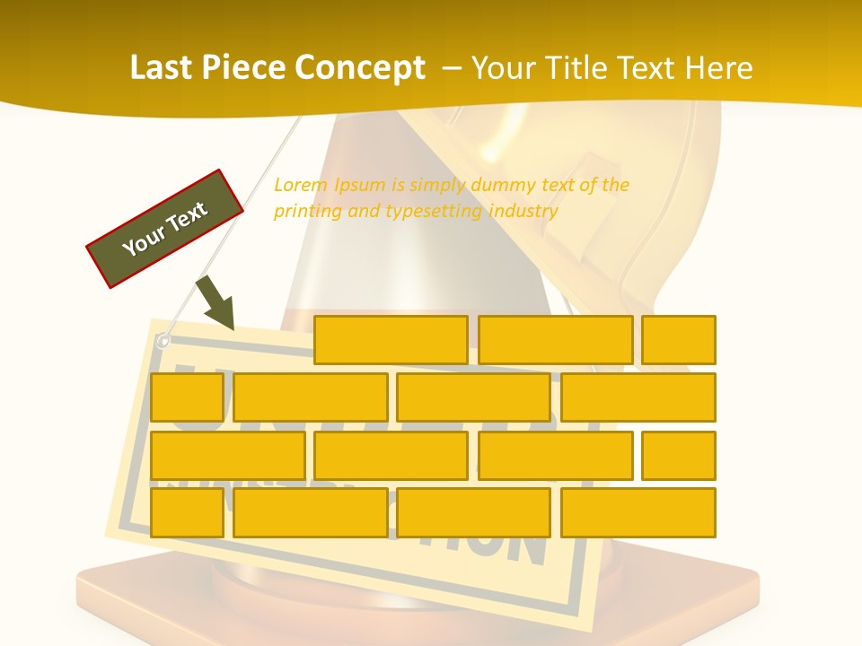 Warning Site Plank PowerPoint Template