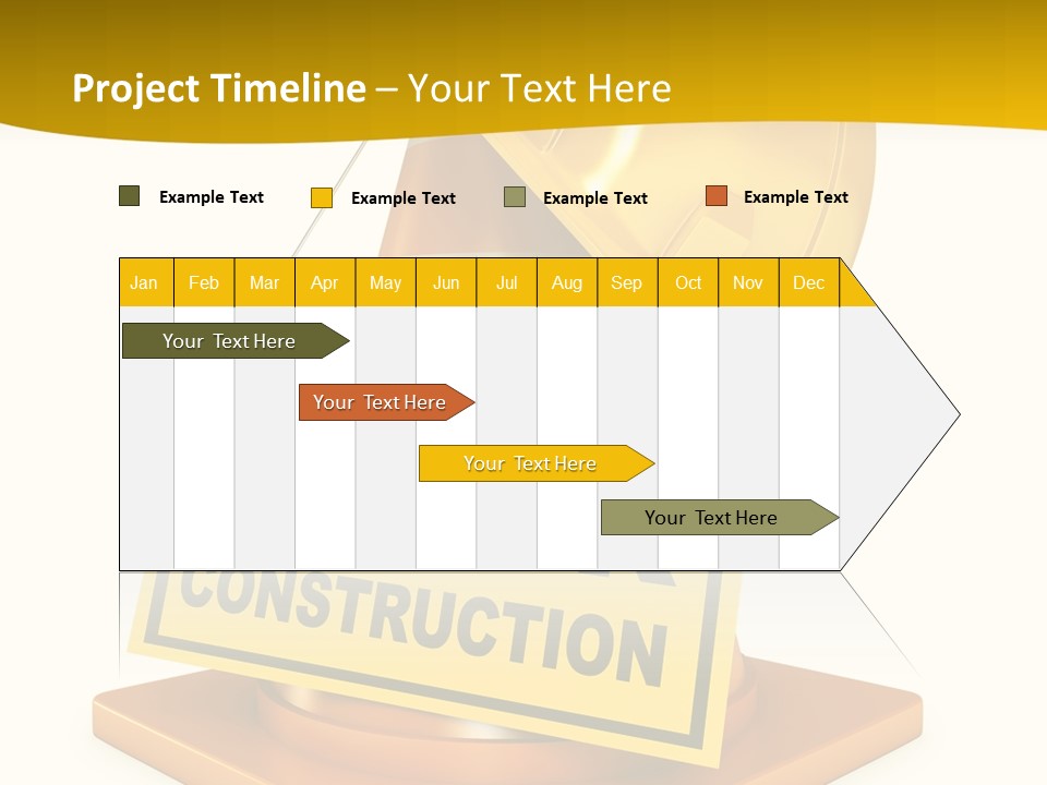Warning Site Plank PowerPoint Template