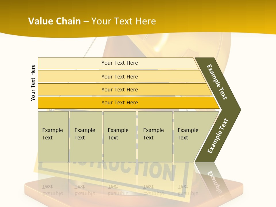 Warning Site Plank PowerPoint Template