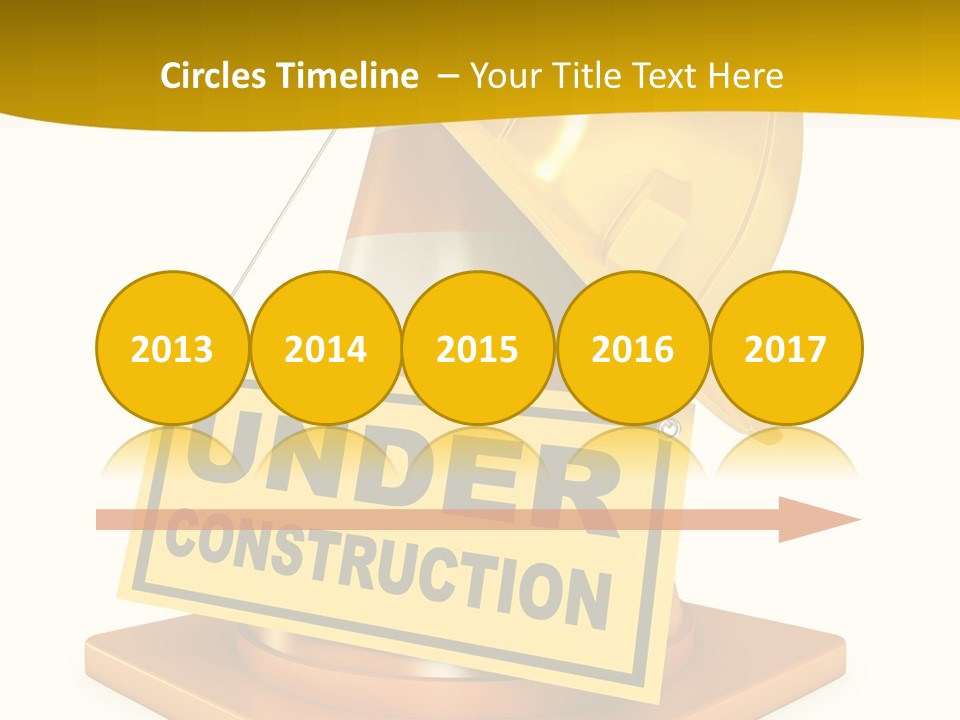Warning Site Plank PowerPoint Template