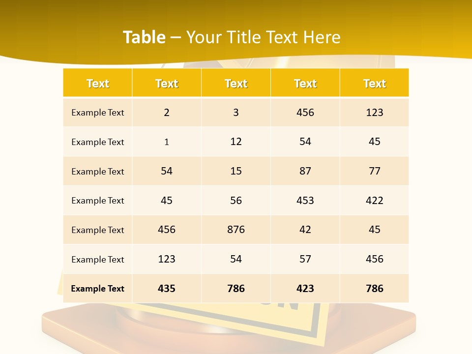 Warning Site Plank PowerPoint Template