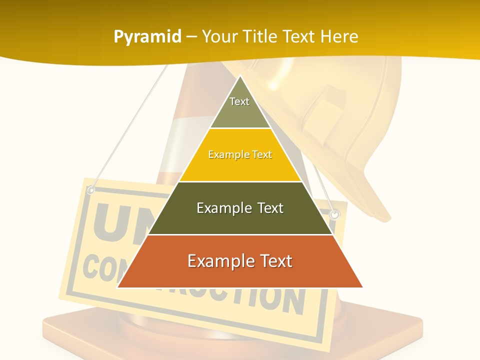 Warning Site Plank PowerPoint Template