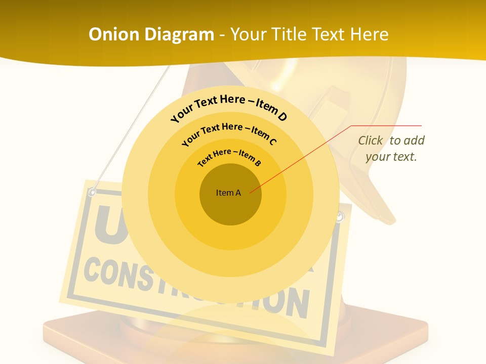 Warning Site Plank PowerPoint Template
