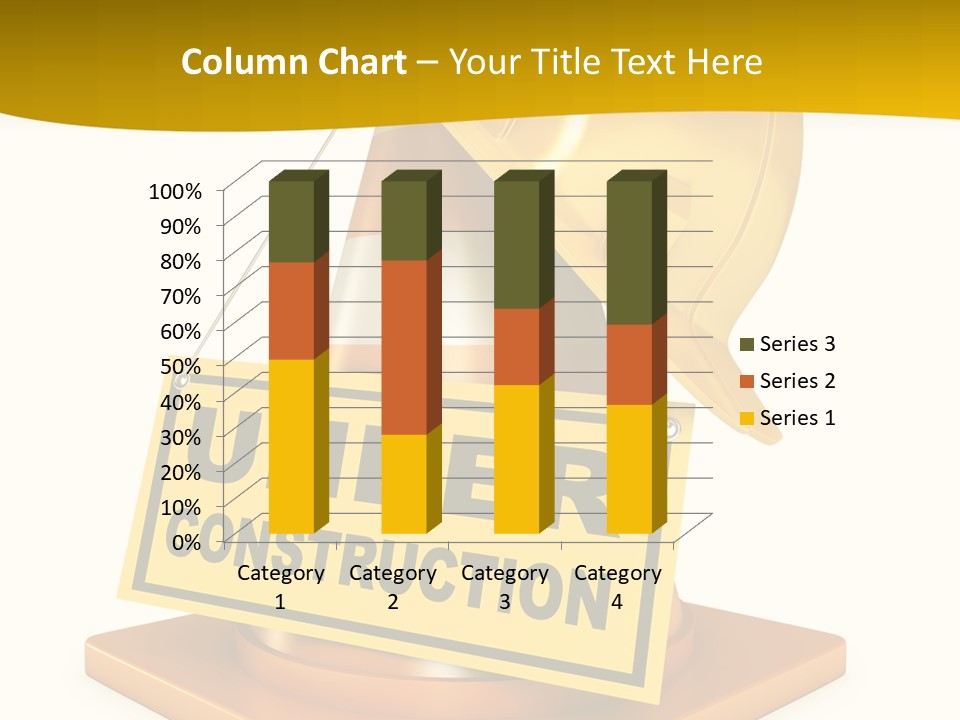 Warning Site Plank PowerPoint Template