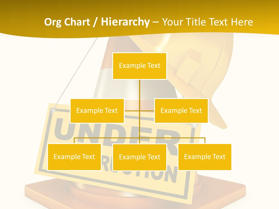 Warning Site Plank PowerPoint Template