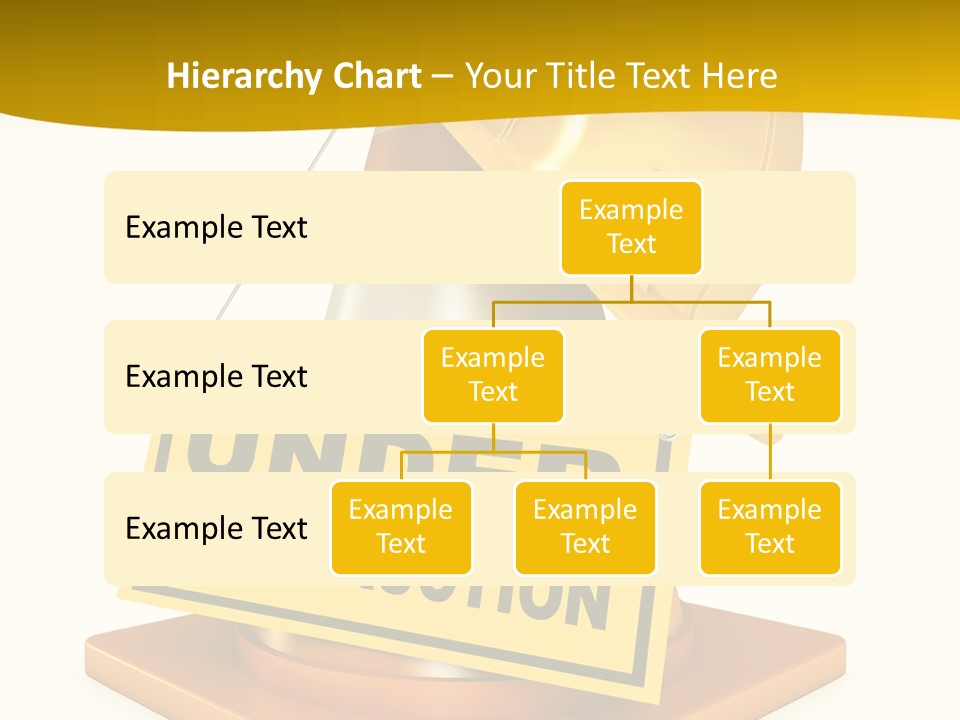 Warning Site Plank PowerPoint Template