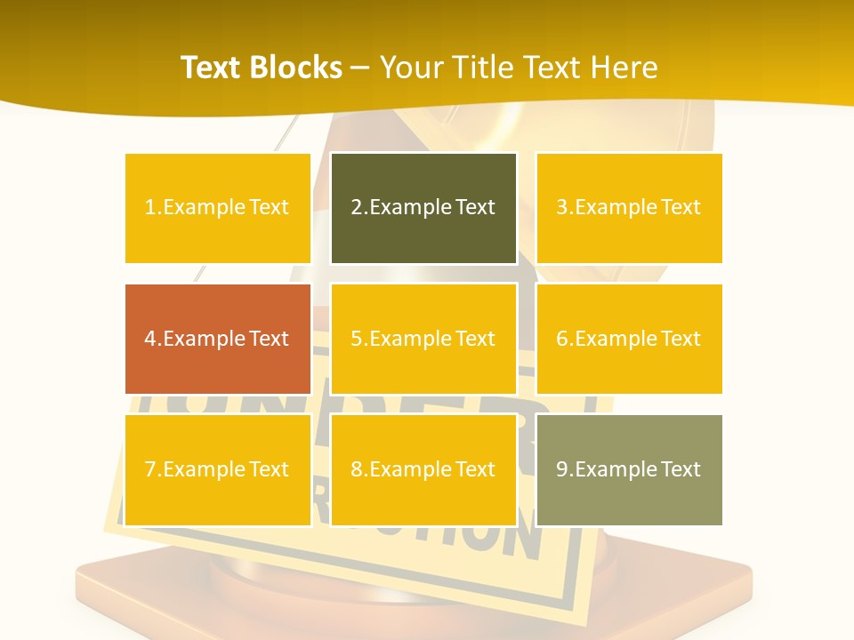 Warning Site Plank PowerPoint Template
